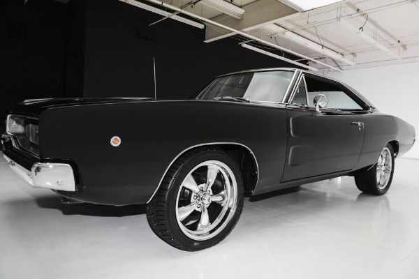 For Sale Used 1968 Dodge Charger Black 440, Pistol Grip 4-Spd | American Dream Machines Des Moines IA 50309