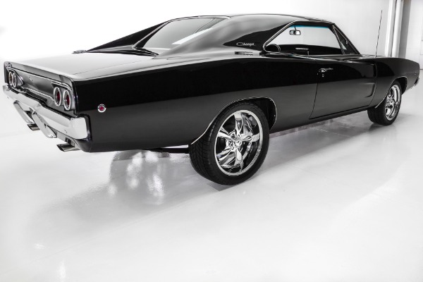 For Sale Used 1968 Dodge Charger Black 440, Pistol Grip 4-Spd | American Dream Machines Des Moines IA 50309