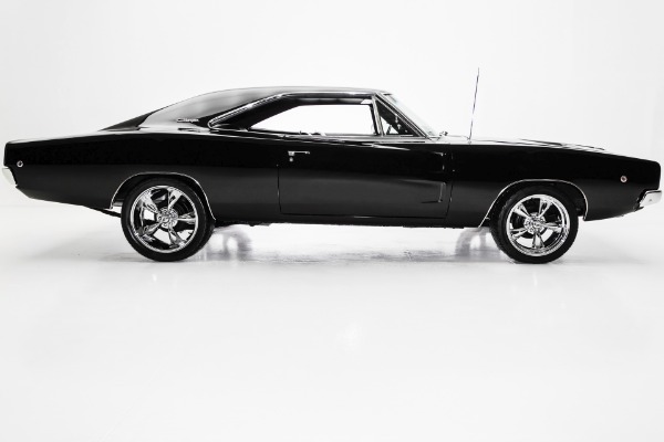 For Sale Used 1968 Dodge Charger Black 440, Pistol Grip 4-Spd | American Dream Machines Des Moines IA 50309