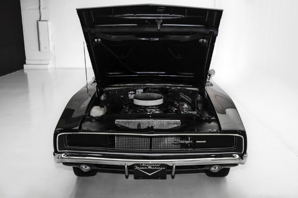 For Sale Used 1968 Dodge Charger Black 440, Pistol Grip 4-Spd | American Dream Machines Des Moines IA 50309