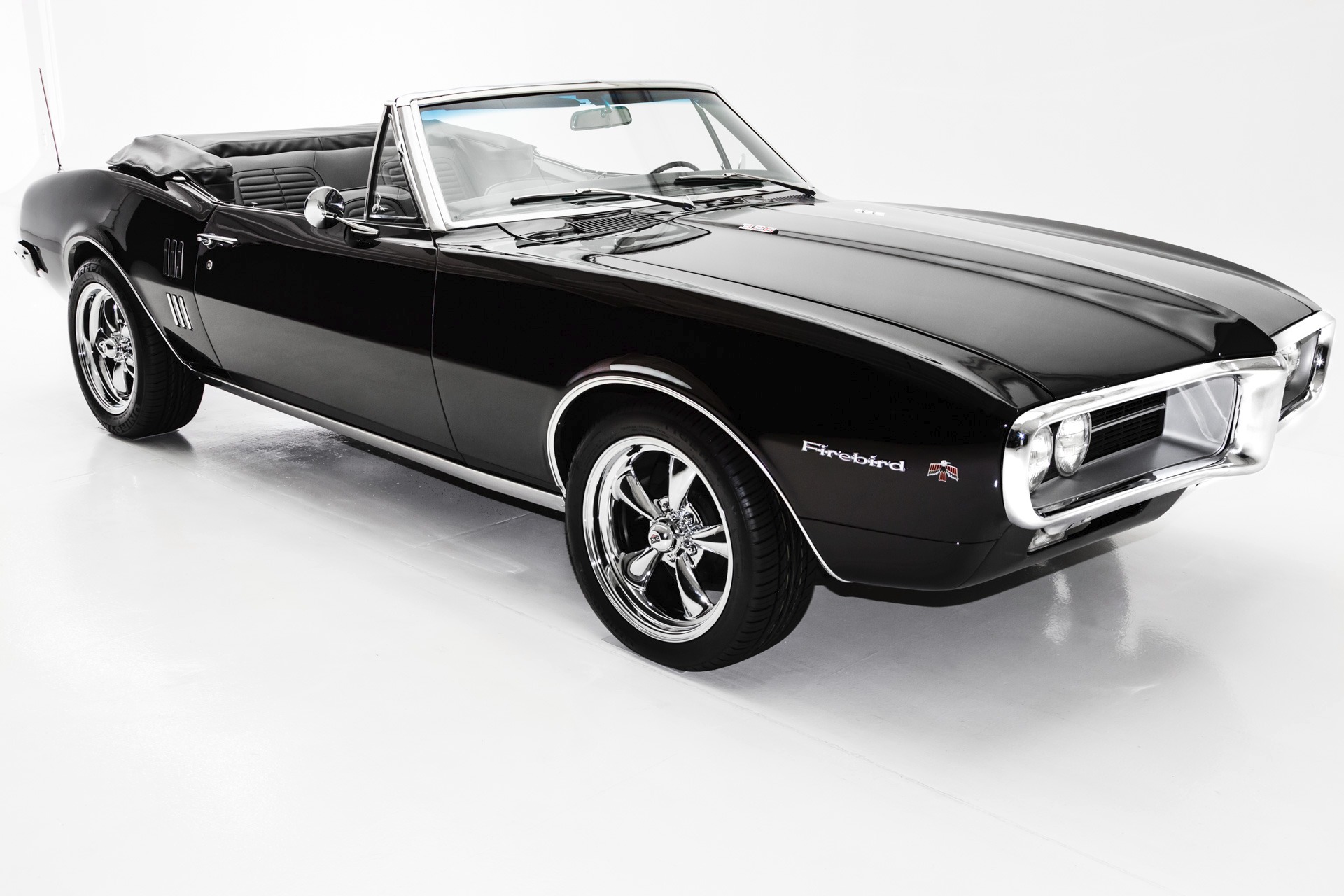 For Sale Used 1967 Pontiac Firebird Convertible Triple Black | American Dream Machines Des Moines IA 50309