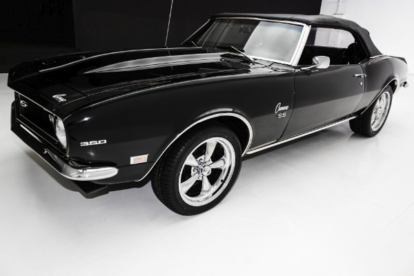 For Sale Used 1968 Chevrolet Camaro Triple Black 350 Auto | American Dream Machines Des Moines IA 50309