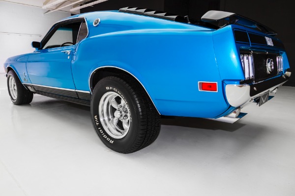 For Sale Used 1970 Ford Mustang Blue R Code 428 Cobra Jet | American Dream Machines Des Moines IA 50309