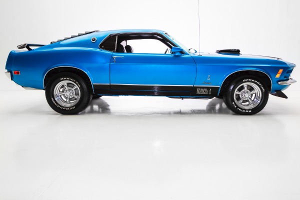 For Sale Used 1970 Ford Mustang Blue R Code 428 Cobra Jet | American Dream Machines Des Moines IA 50309