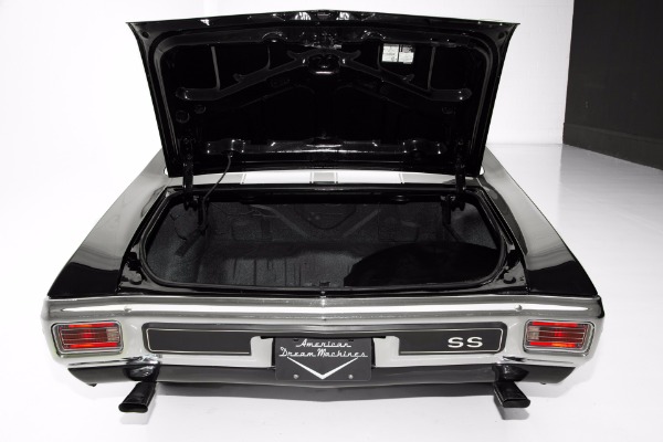 For Sale Used 1970 Chevrolet Chevelle Black SS Build Sheet | American Dream Machines Des Moines IA 50309