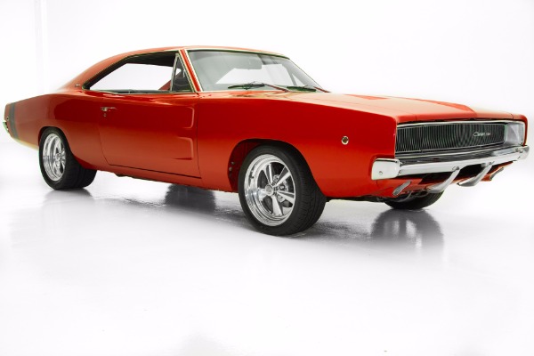 For Sale Used 1968 Dodge Charger Hemi 615hp Rotisserie Resto | American Dream Machines Des Moines IA 50309