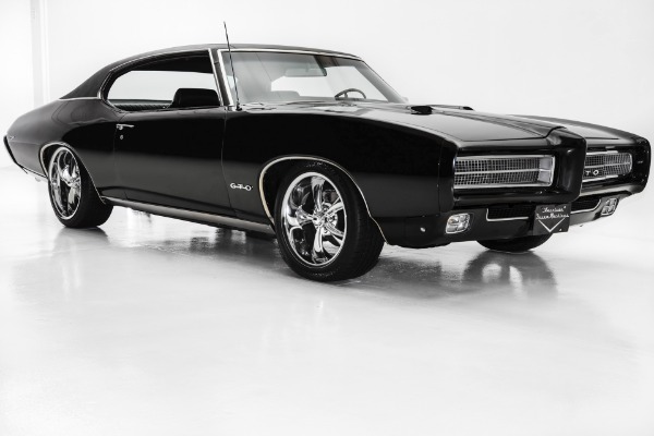 For Sale Used 1969 Pontiac GTO Triple Black, 400  4-speed | American Dream Machines Des Moines IA 50309