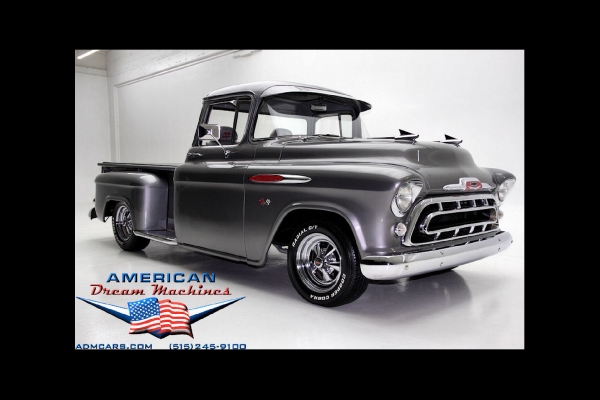 For Sale Used 1957 Chevrolet Pickup, Big Back Window Pickup | American Dream Machines Des Moines IA 50309