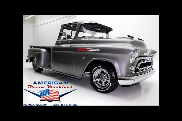 For Sale Used 1957 Chevrolet Pickup, Big Back Window Pickup | American Dream Machines Des Moines IA 50309