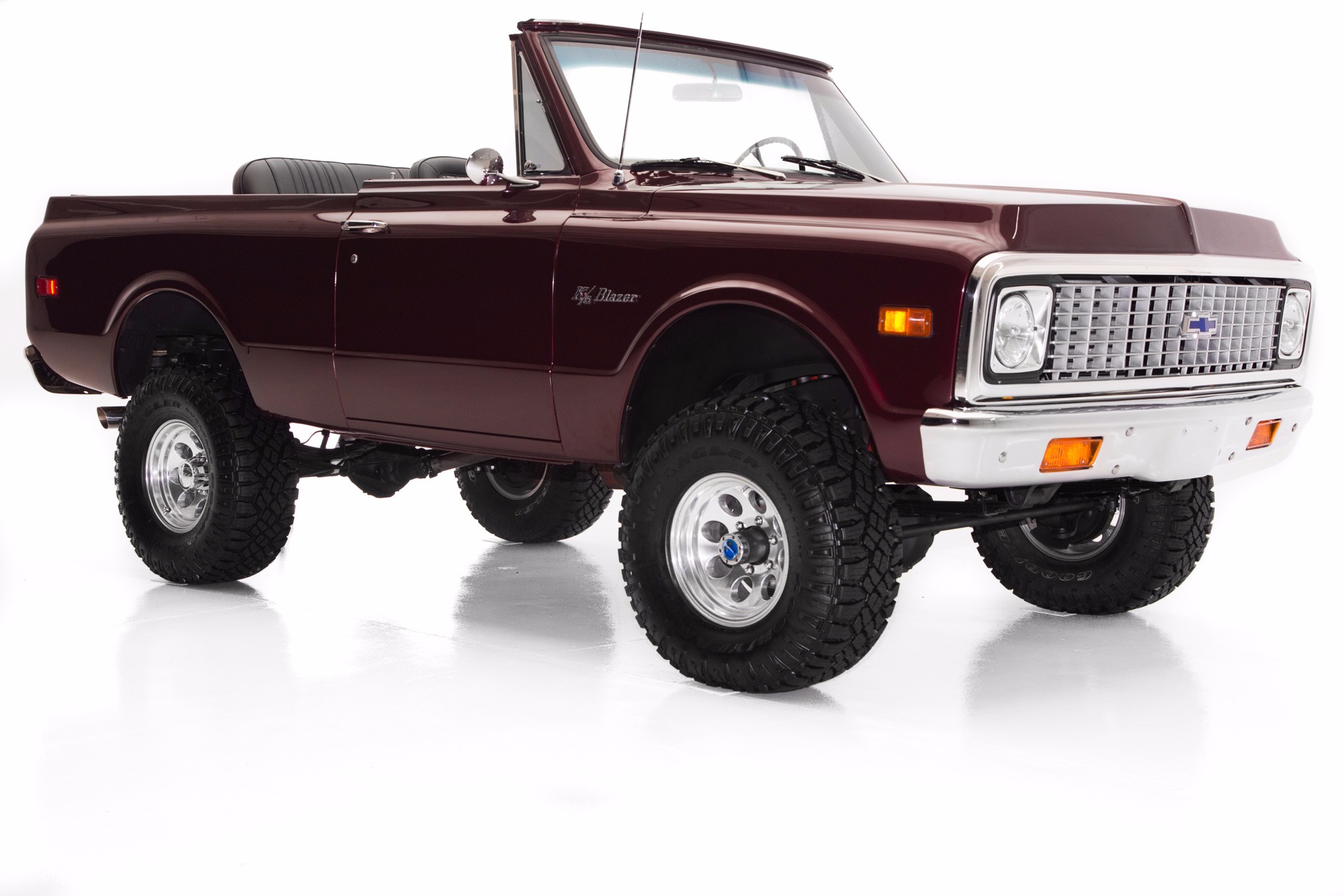 For Sale Used 1971 Chevrolet K5 Blazer Dark Black Cherry, 396 | American Dream Machines Des Moines IA 50309