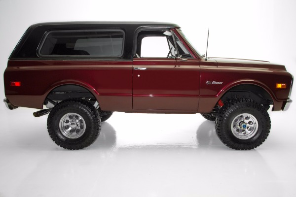 For Sale Used 1971 Chevrolet K5 Blazer Dark Black Cherry, 396 | American Dream Machines Des Moines IA 50309