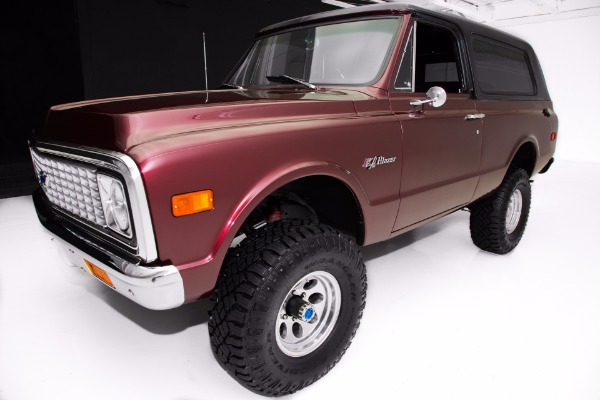 For Sale Used 1971 Chevrolet K5 Blazer Dark Black Cherry, 396 | American Dream Machines Des Moines IA 50309