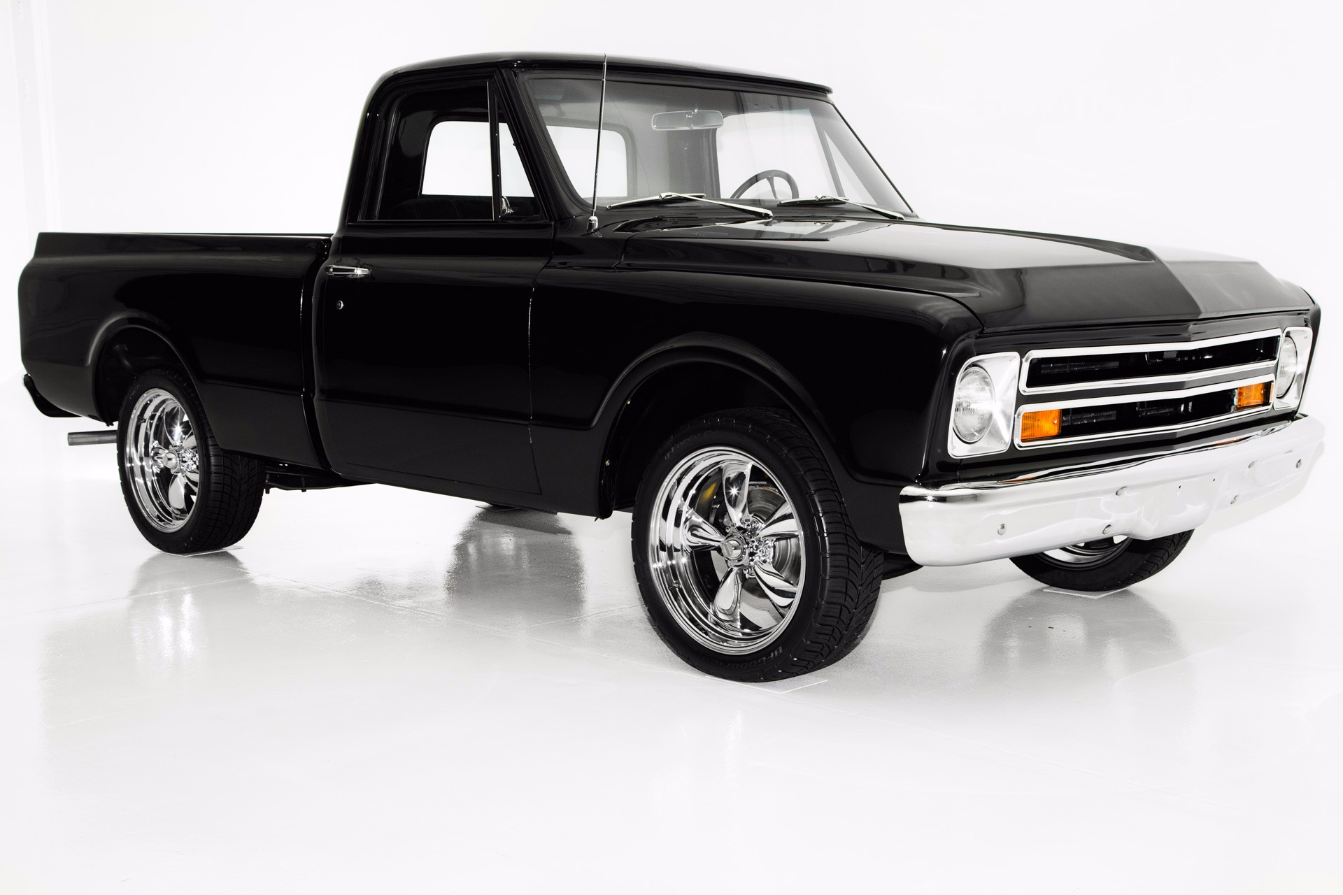 For Sale Used 1967 Chevrolet Pickup Black C10 frame-Off | American Dream Machines Des Moines IA 50309