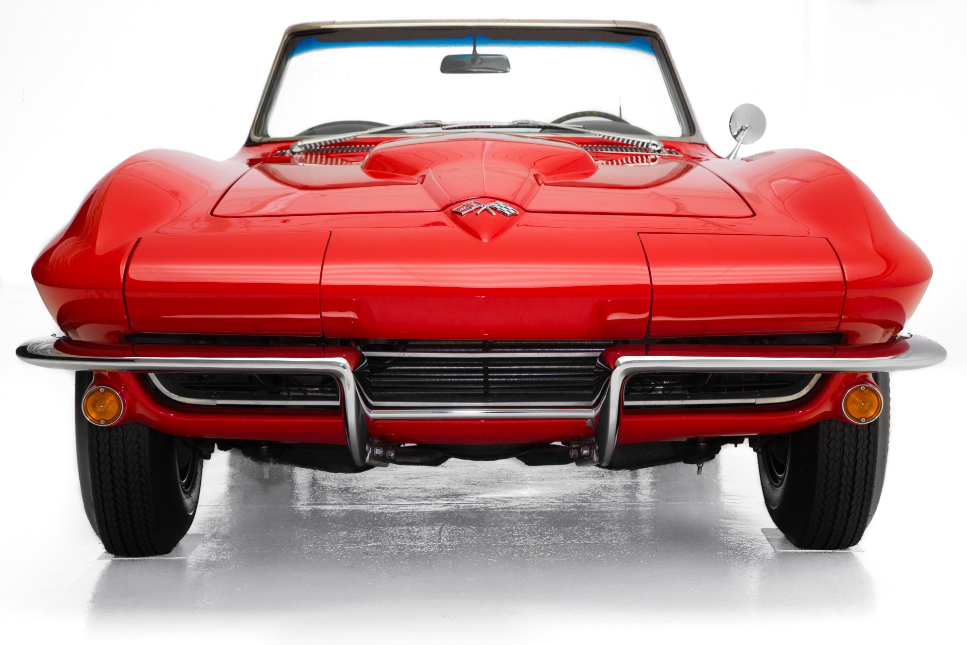 For Sale Used 1965 Chevrolet Corvette Red 400hp Big Block AC | American Dream Machines Des Moines IA 50309