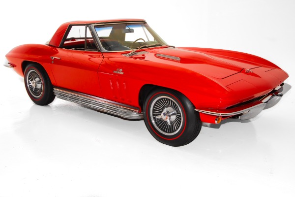 For Sale Used 1965 Chevrolet Corvette Red 400hp Big Block AC | American Dream Machines Des Moines IA 50309