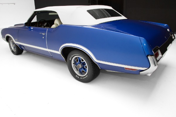 For Sale Used 1971 Oldsmobile 442 Convertible Blue 455 AC | American Dream Machines Des Moines IA 50309