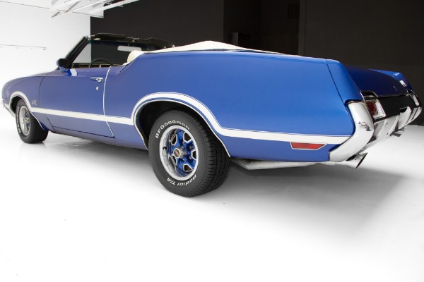 For Sale Used 1971 Oldsmobile 442 Convertible Blue 455 AC | American Dream Machines Des Moines IA 50309