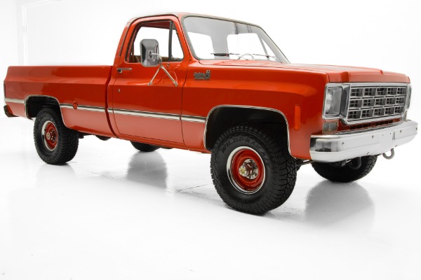 For Sale Used 1977 Chevrolet Custom BIG RED K10 4x4 4-spd | American Dream Machines Des Moines IA 50309