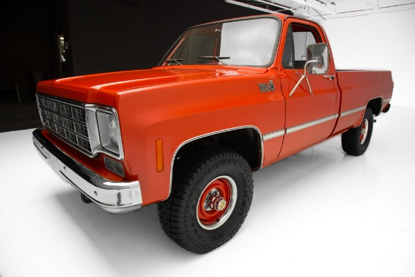 For Sale Used 1977 Chevrolet Custom BIG RED K10 4x4 4-spd | American Dream Machines Des Moines IA 50309