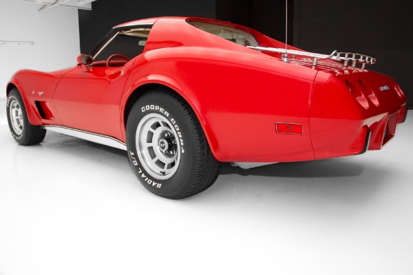 For Sale Used 1977 Chevrolet Corvette T-Tops, Red and White, 350, Automatic, Tilt Steering, Cruise Control | American Dream Machines Des Moines IA 50309