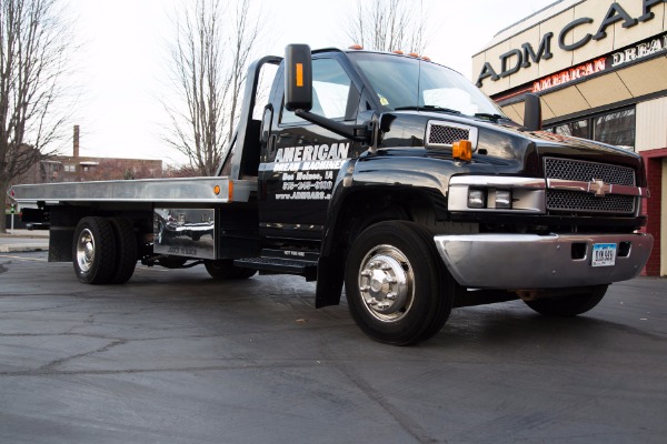 For Sale Used 2003 Chevrolet 5500 Black Rollback, Tow-truck, Flatbed  Duramax, Diesel, Aluminum Bed | American Dream Machines Des Moines IA 50309