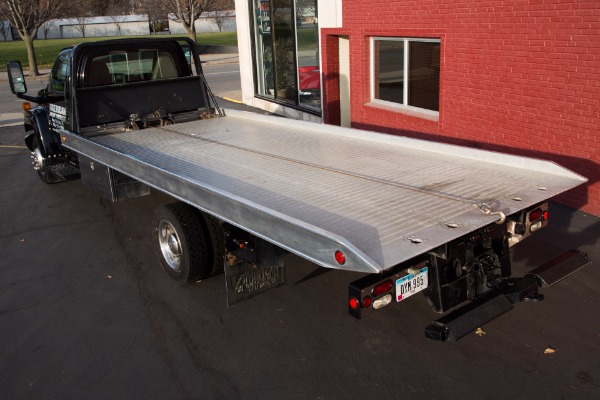 For Sale Used 2003 Chevrolet 5500 Black Rollback, Tow-truck, Flatbed  Duramax, Diesel, Aluminum Bed | American Dream Machines Des Moines IA 50309