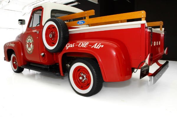 For Sale Used 1955 Ford Pickup F100 Texaco Shop Truck  Oak Bed | American Dream Machines Des Moines IA 50309