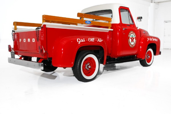 For Sale Used 1955 Ford Pickup F100 Texaco Shop Truck  Oak Bed | American Dream Machines Des Moines IA 50309
