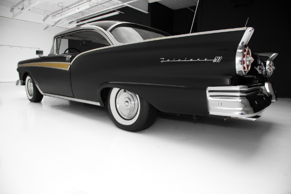 For Sale Used 1957 Ford Fairlane 500 Black/Black New Chrome | American Dream Machines Des Moines IA 50309