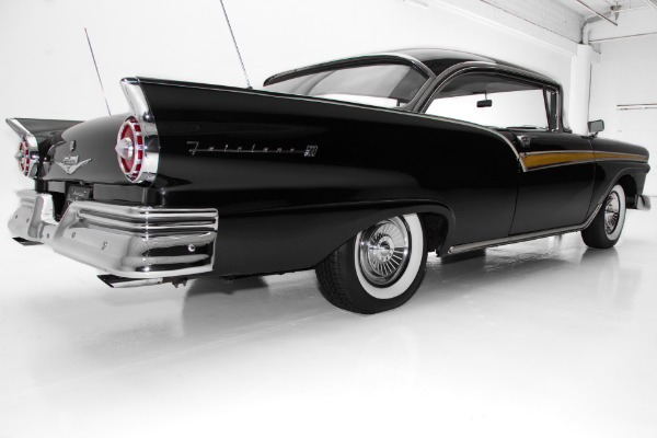 For Sale Used 1957 Ford Fairlane 500 Black/Black New Chrome | American Dream Machines Des Moines IA 50309
