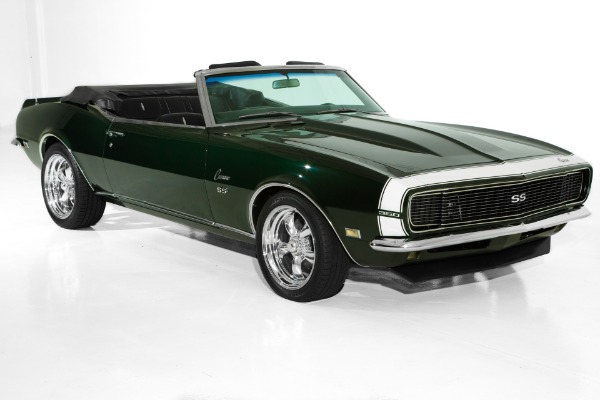 For Sale Used 1968 Chevrolet Camaro Midnight Green 4 Spd A/C | American Dream Machines Des Moines IA 50309