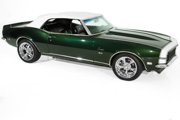 For Sale Used 1968 Chevrolet Camaro Midnight Green 4 Spd A/C | American Dream Machines Des Moines IA 50309