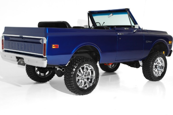 For Sale Used 1972 Chevrolet Blazer Blue Metallic 383 Soft top | American Dream Machines Des Moines IA 50309