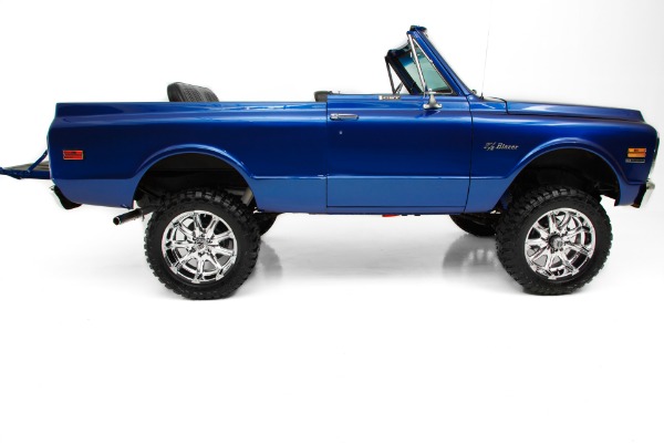 For Sale Used 1972 Chevrolet Blazer Blue Metallic 383 Soft top | American Dream Machines Des Moines IA 50309