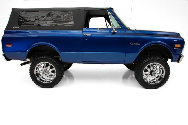 For Sale Used 1972 Chevrolet Blazer Blue Metallic 383 Soft top | American Dream Machines Des Moines IA 50309