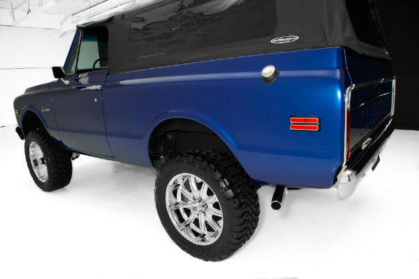 For Sale Used 1972 Chevrolet Blazer Blue Metallic 383 Soft top | American Dream Machines Des Moines IA 50309