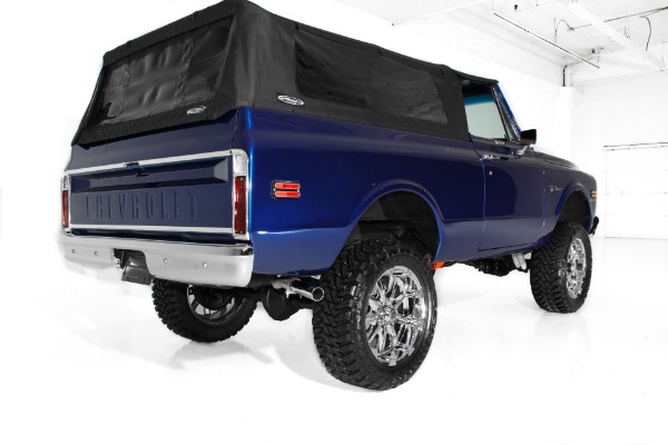 For Sale Used 1972 Chevrolet Blazer Blue Metallic 383 Soft top | American Dream Machines Des Moines IA 50309