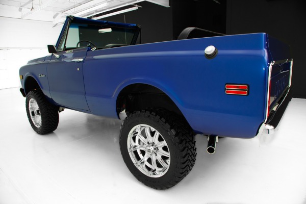 For Sale Used 1972 Chevrolet Blazer Blue Metallic 383 Soft top | American Dream Machines Des Moines IA 50309