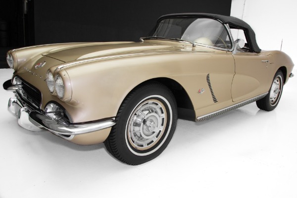 For Sale Used 1962 Chevrolet Corvette Fawn Champagne 2 Tops | American Dream Machines Des Moines IA 50309