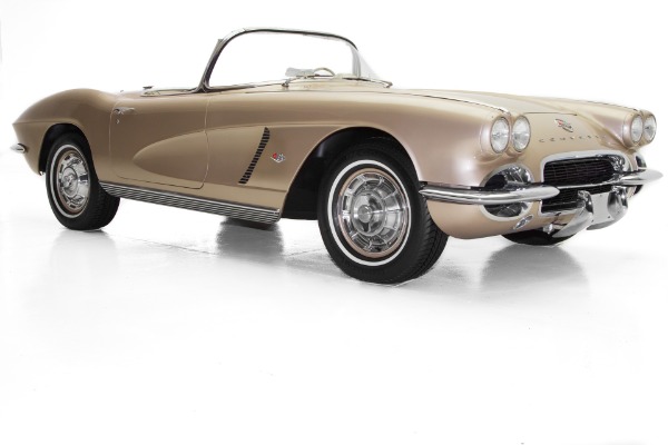 For Sale Used 1962 Chevrolet Corvette Fawn Champagne 2 Tops | American Dream Machines Des Moines IA 50309