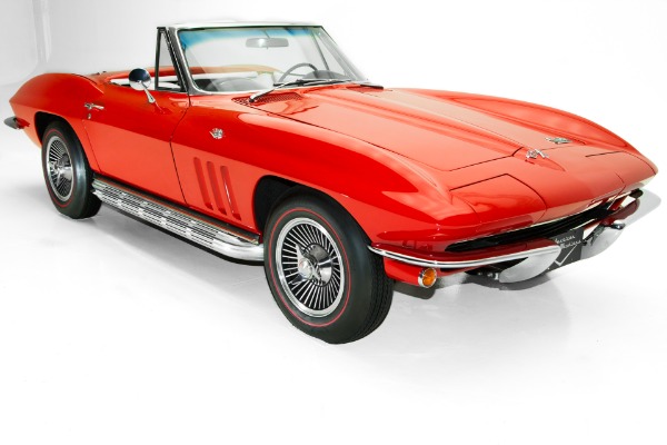 For Sale Used 1965 Chevrolet Corvette Red Convertible 2 Tops | American Dream Machines Des Moines IA 50309