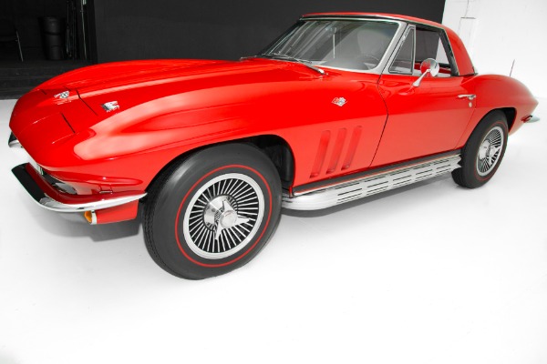 For Sale Used 1965 Chevrolet Corvette Red Convertible 2 Tops | American Dream Machines Des Moines IA 50309