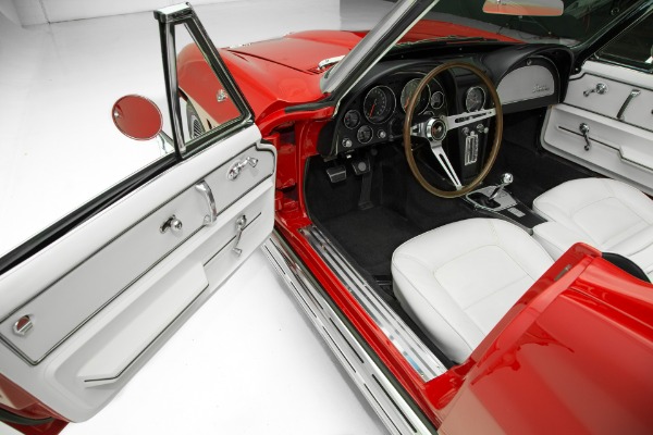 For Sale Used 1965 Chevrolet Corvette Red Convertible 2 Tops | American Dream Machines Des Moines IA 50309