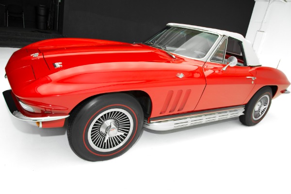 For Sale Used 1965 Chevrolet Corvette Red Convertible 2 Tops | American Dream Machines Des Moines IA 50309