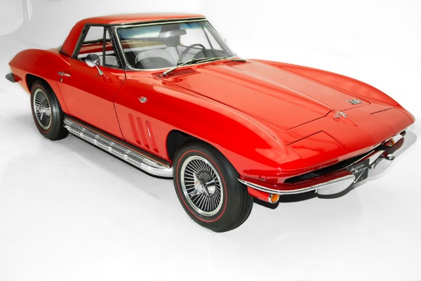 For Sale Used 1965 Chevrolet Corvette Red Convertible 2 Tops | American Dream Machines Des Moines IA 50309