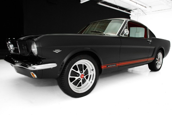 For Sale Used 1965 Ford Mustang Black & Red 289 Gorgeous! | American Dream Machines Des Moines IA 50309