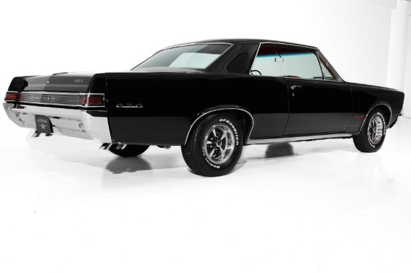 For Sale Used 1965 Pontiac GTO Black/Red 389/335 4-Speed PHS | American Dream Machines Des Moines IA 50309