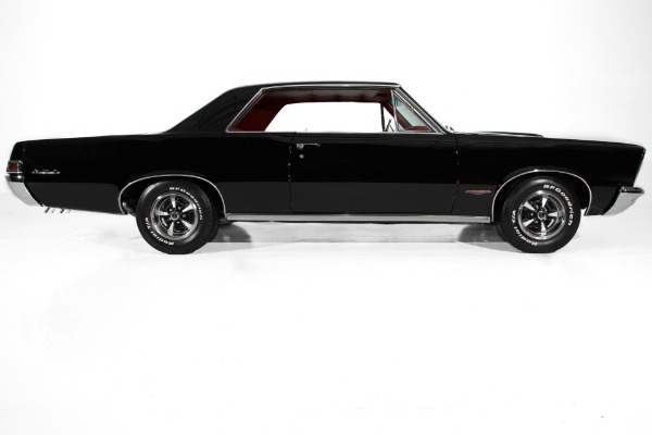 For Sale Used 1965 Pontiac GTO Black/Red 389/335 4-Speed PHS | American Dream Machines Des Moines IA 50309