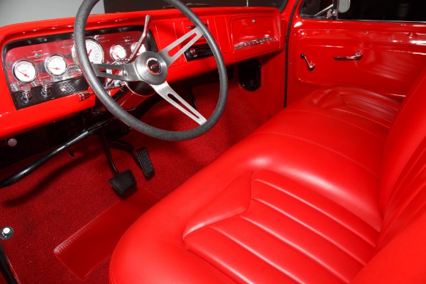 For Sale Used 1965 Chevrolet Pickup Red C10 frame-Off LS1 Auto | American Dream Machines Des Moines IA 50309