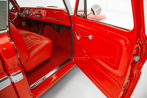 For Sale Used 1965 Chevrolet Pickup Red C10 frame-Off LS1 Auto | American Dream Machines Des Moines IA 50309